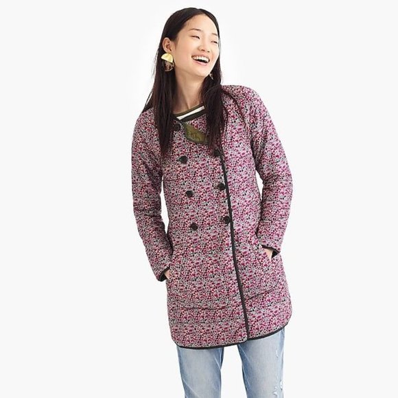 J. Crew Jackets & Blazers - NWOT J. Crew x Liberty Reversible Primaloft Coat